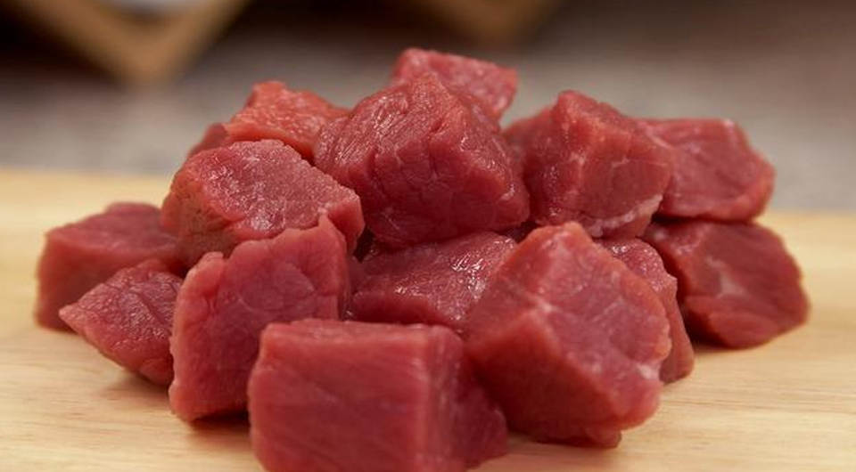 گوشت خورشتی گوساله 800 گرمی