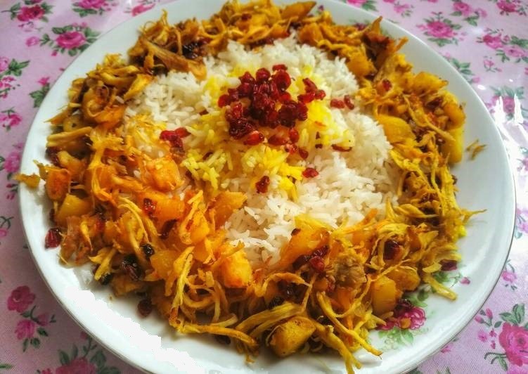 طرز تهیه زرشک پلو ویژه با فیله مرغ