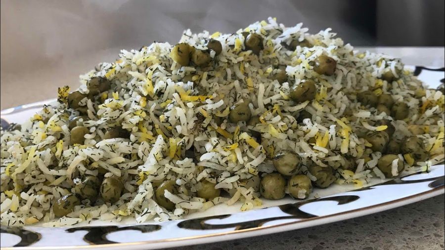 طرز تهیه ی نخود پلو با گوشت گاو