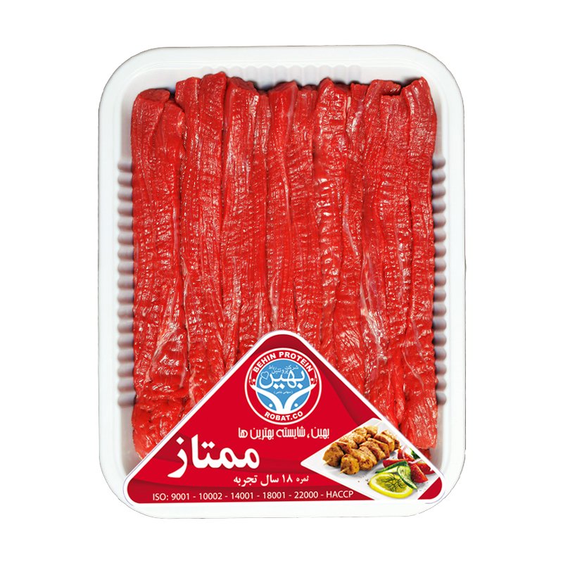 بیف استراگانف گوساله بدون استخوان بهین پروتئین